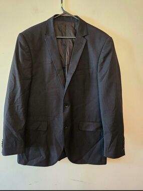 Mazari Black Blazer Sport Coat 42R Mens